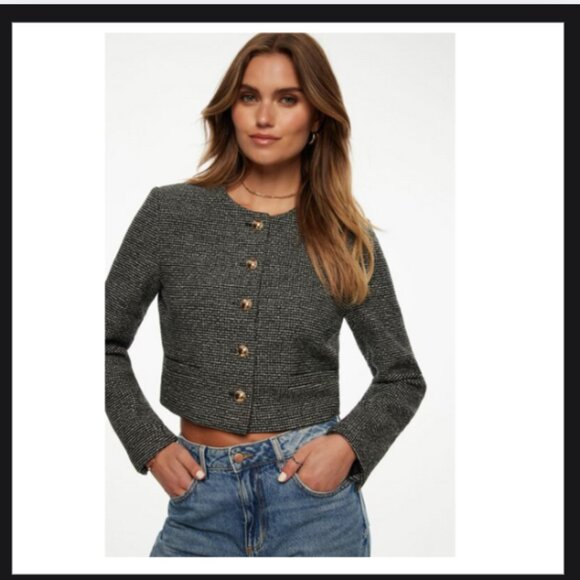 Margaux Tweed Blazer - Picture 2 of 4